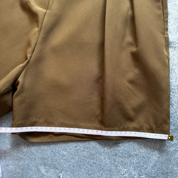 NWT Lioness High Waist Tailored Kaki/Mustard/Green/Brown Shorts - M - Picture 6 of 7